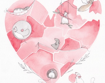 Limited Edition signed A1: Pieces of my heart - a Pet Rat owner's keepsake - Rat in Memoriam - Classics Collection