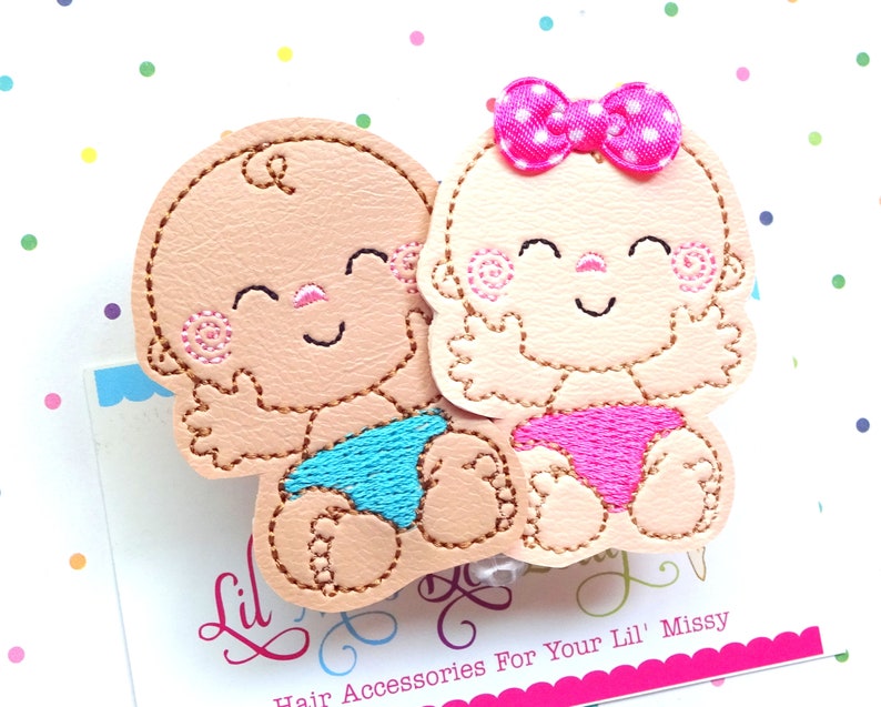 Baby Nursery Badge Reel Baby Badge Holder Nursery NICU ID Etsy