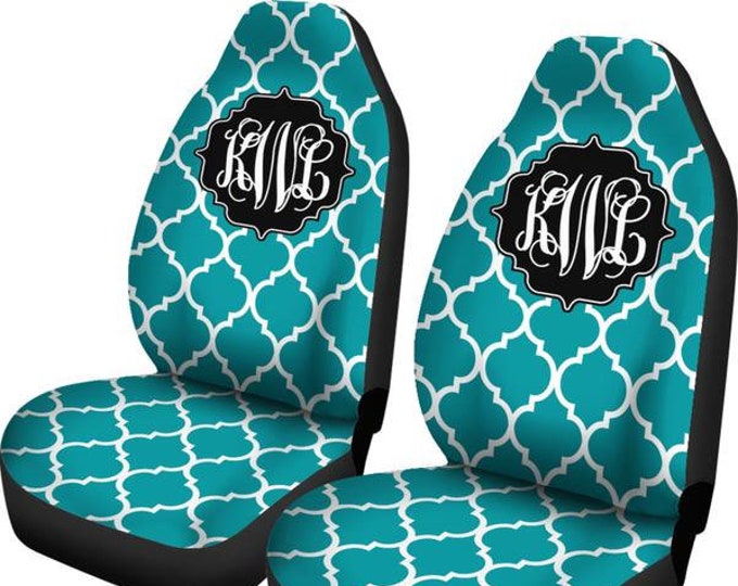 Monogram Seat Covers for Car car Seat Covers for Vehicle Etsy
