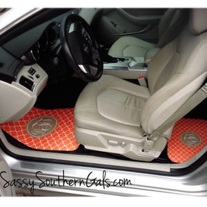 Car Accessory for Woman Car Mats Monogram for Women Monogram Car Mats Gift For Her image 8