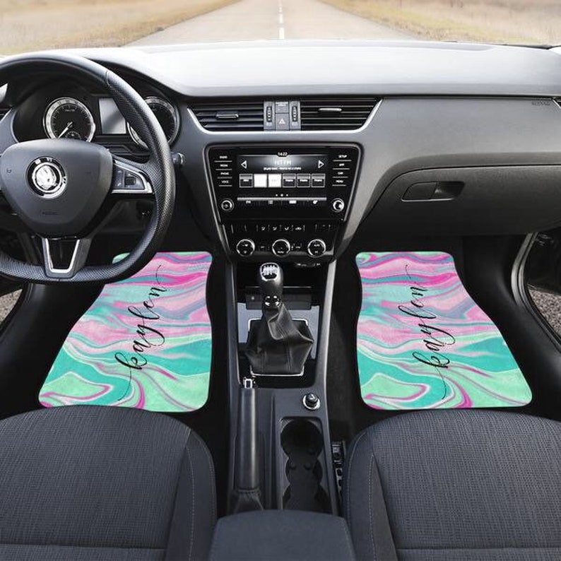 Tie Dye Car Mats Car Accessory for Woman Monogrammed Car Etsy