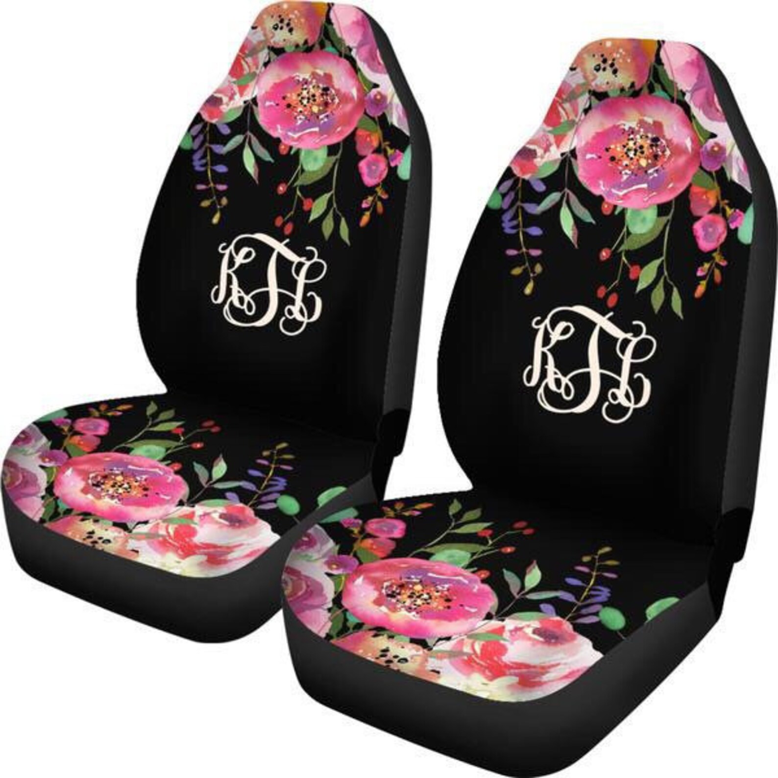 Monogram Seat Covers for Car car Seat Covers for Vehicle Etsy