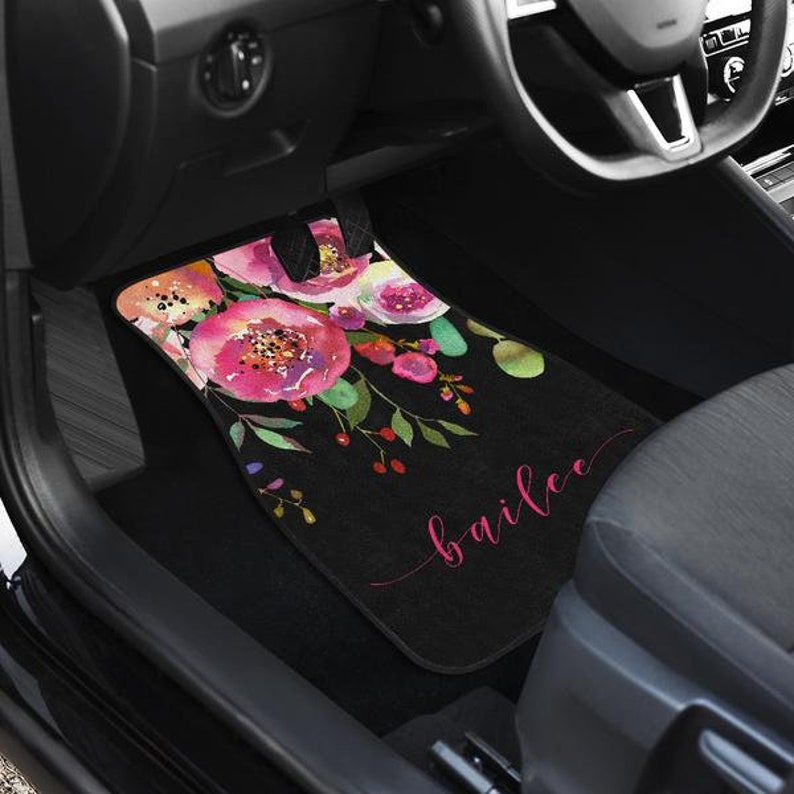 Monogrammed Car Mats Personalized Car Mats Design Your Own Etsy