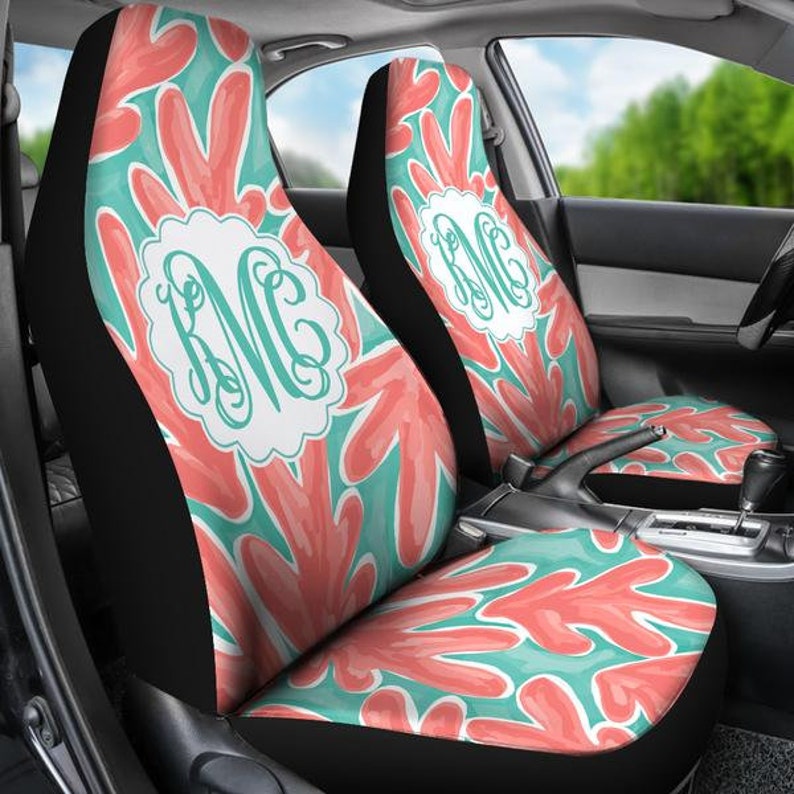 Car Seat Covers for Vehicle Coral Reef Personalized Seat Etsy
