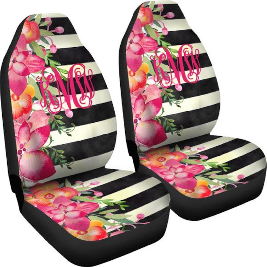Monogram Seat Covers for Car car Seat Covers for Vehicle Etsy
