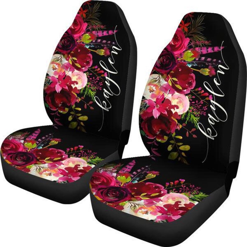 monogram seat covers