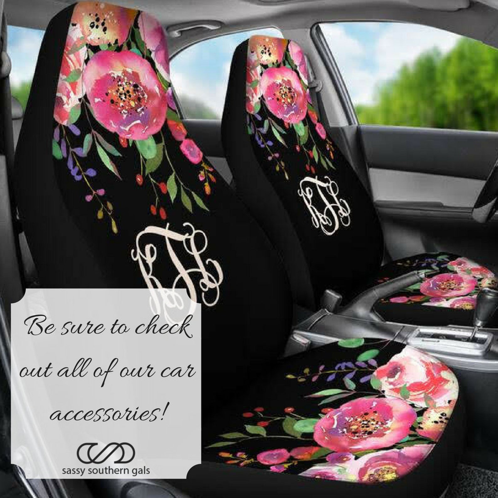Monogrammed Car Mats Personalized Car Mats Design Your Own Etsy