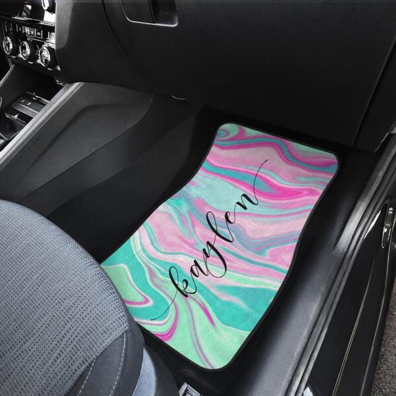 Tie Dye Car Mats Car Accessory for Woman Monogrammed Car Etsy