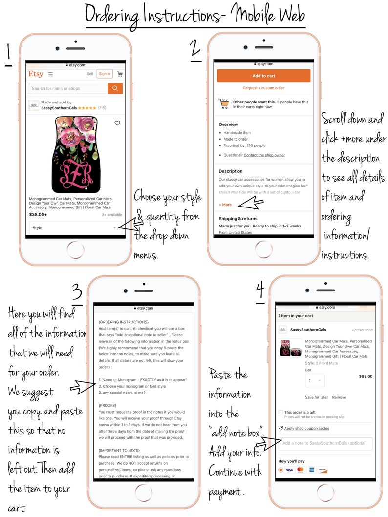 Monogrammed Car Floor Mats Monogrammed Car Mats Monogram for Etsy