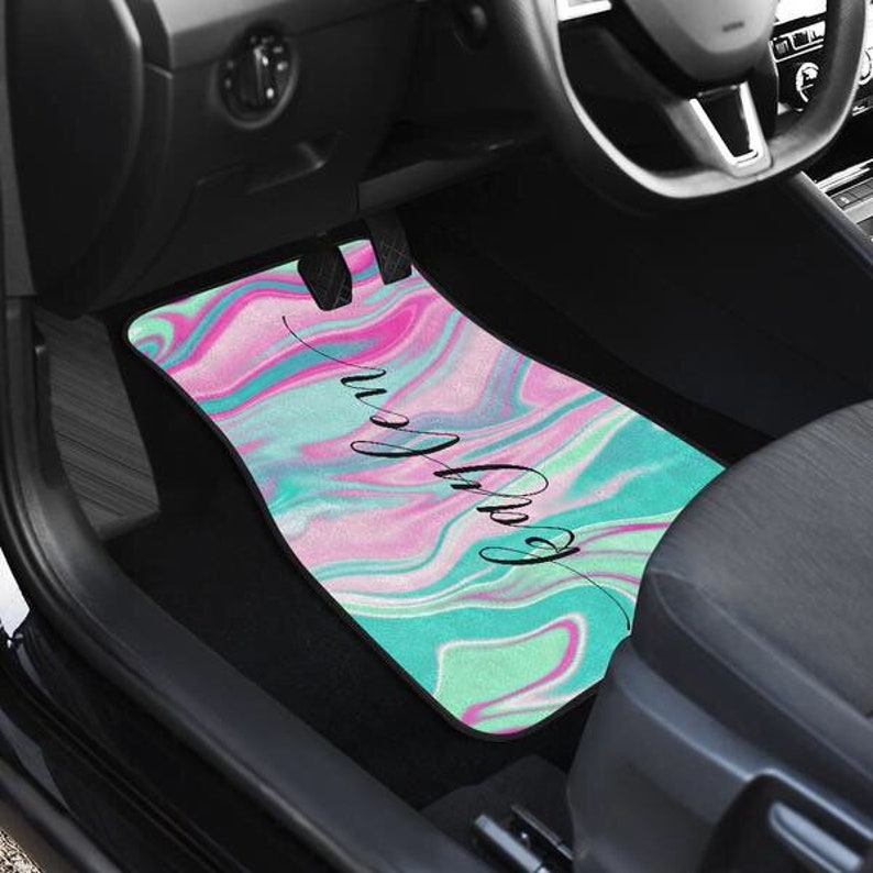 Tie Dye Car Mats Car Accessory for Woman Monogrammed Car Etsy