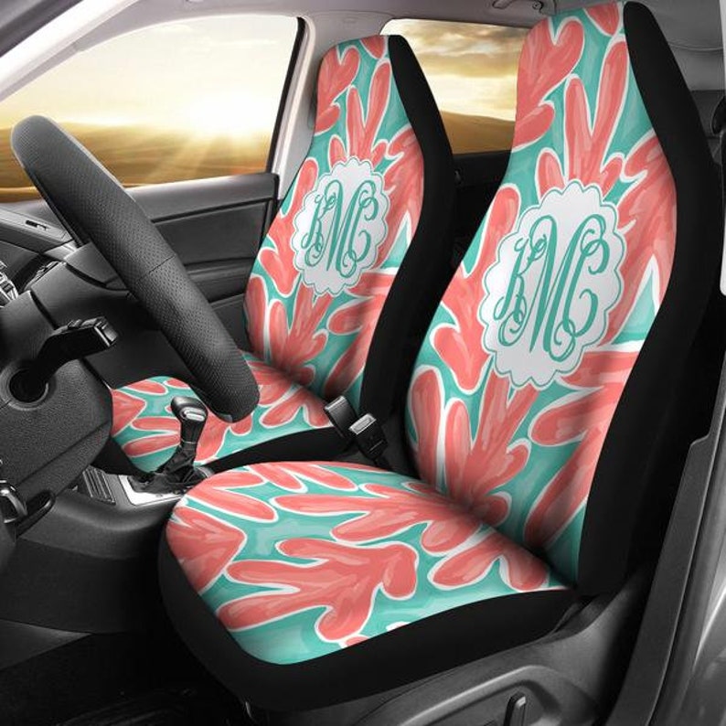 Car Seat Covers for Vehicle Coral Reef Personalized Seat Etsy