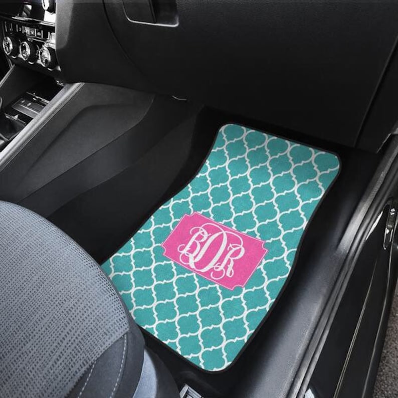 Car Mats Monogram for Women Car Mats Monogrammed Car Floor Etsy