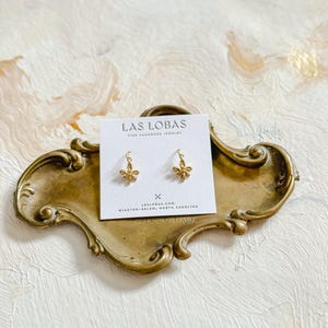 Fleur de Lis Dangle Earrings