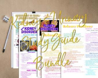 Kidney & Urinary Disorders Study Guide Bundle