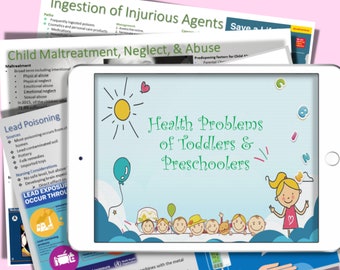 Health Problems of Toddlers & Preschoolers Study Guide