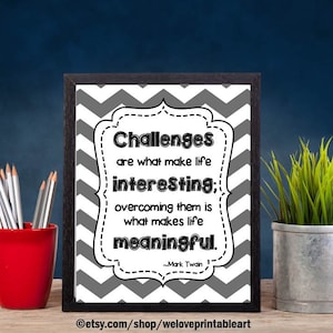 Inspirational  Wall Art for Kids, Classroom Posters Middle School High School, Motivational Quote Wall Art Instant Download YOU PRINT IT