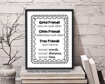 friendship gift friend gift best long distance moving away etsy