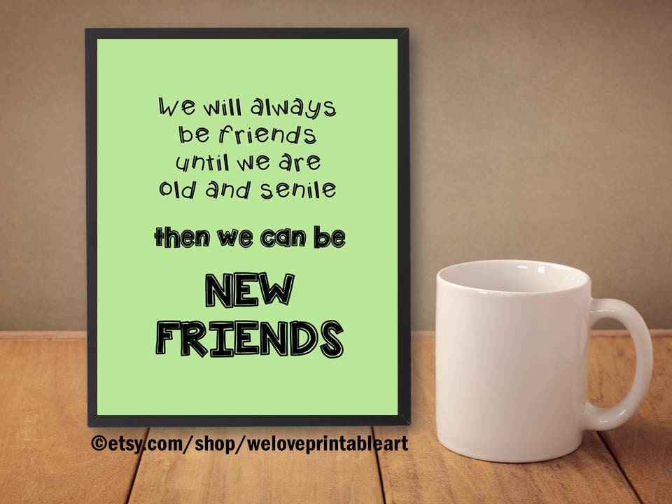 Funny Best Friends Quote Best Friend Gift Ideas Funny Etsy
