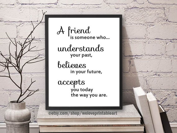 Friendship Quote Best Gift Best Friend Decor Friendship Etsy Simple Friendship Signs Decorative Art Friendship Quote Best Gift Best Friend Decor Friendship Etsy Simple Friendship Signs Decorative Art