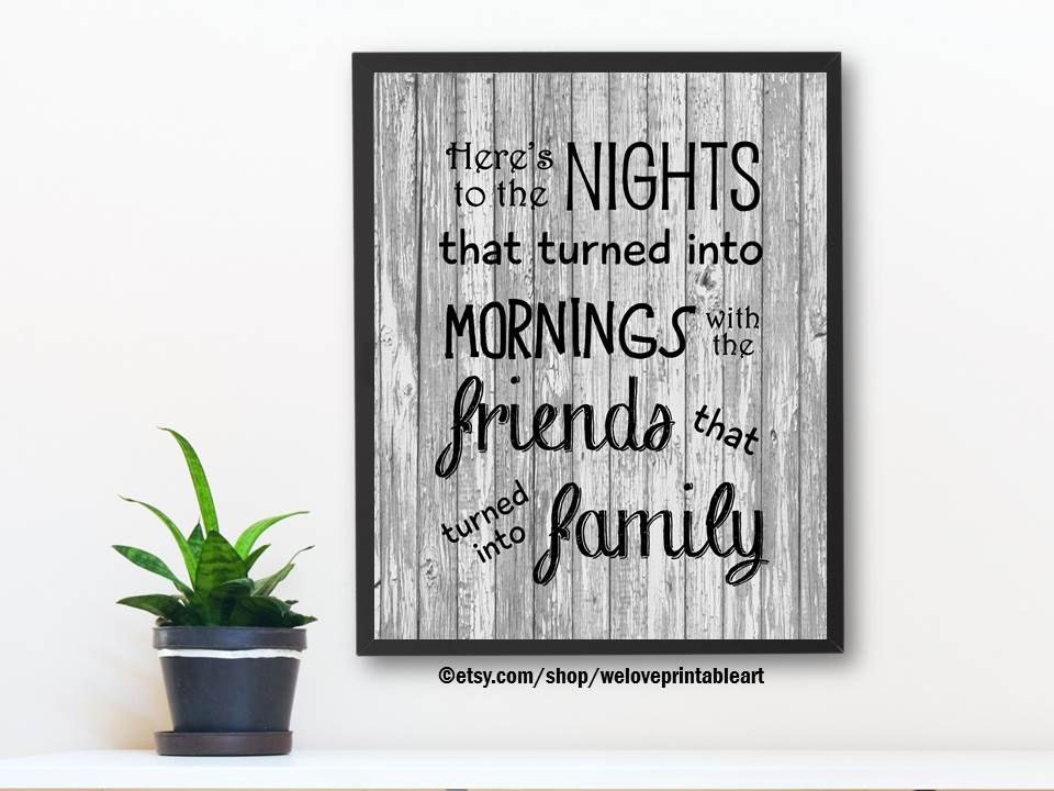 Printable Art Family Quotes Wall Decor Family Quote Sign | Etsy