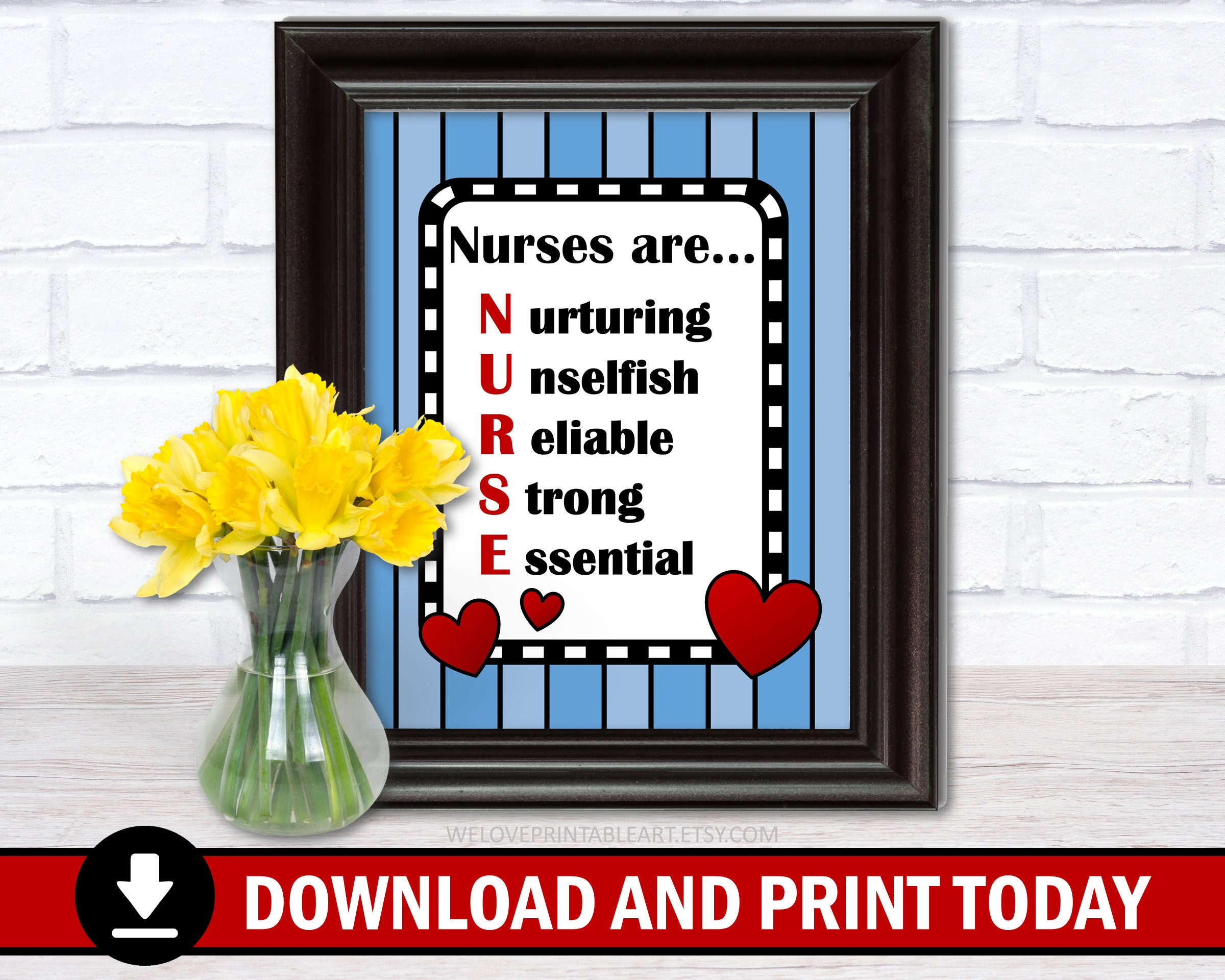 School Nurse Office Decor Printable Wall Art DIGITAL | Etsy