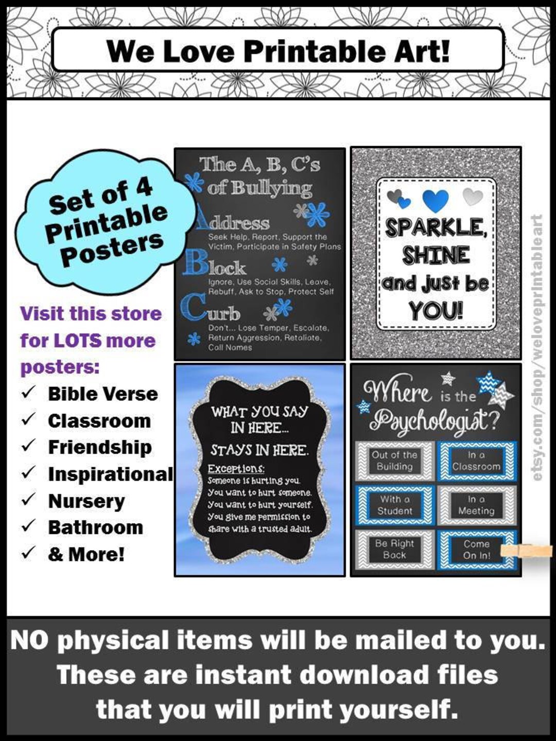 PRINTABLE Psychology Gifts, School Psychologist Door Sign, Office Decor ...