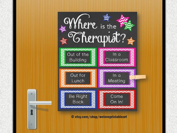 Mental Health Therapist Office Decor PRINTABLE Door Sign - Etsy