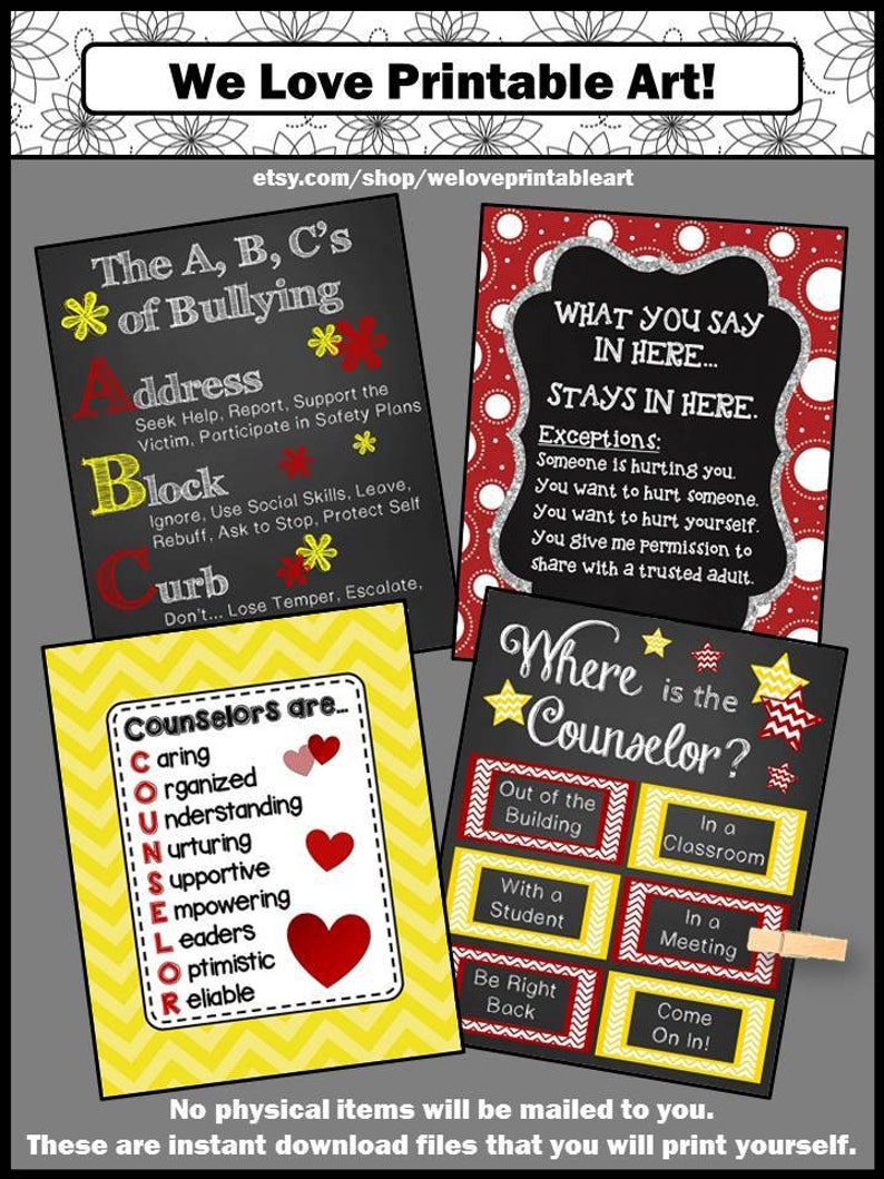 National School Counseling Week Gift Ideas Counselor Office Etsy