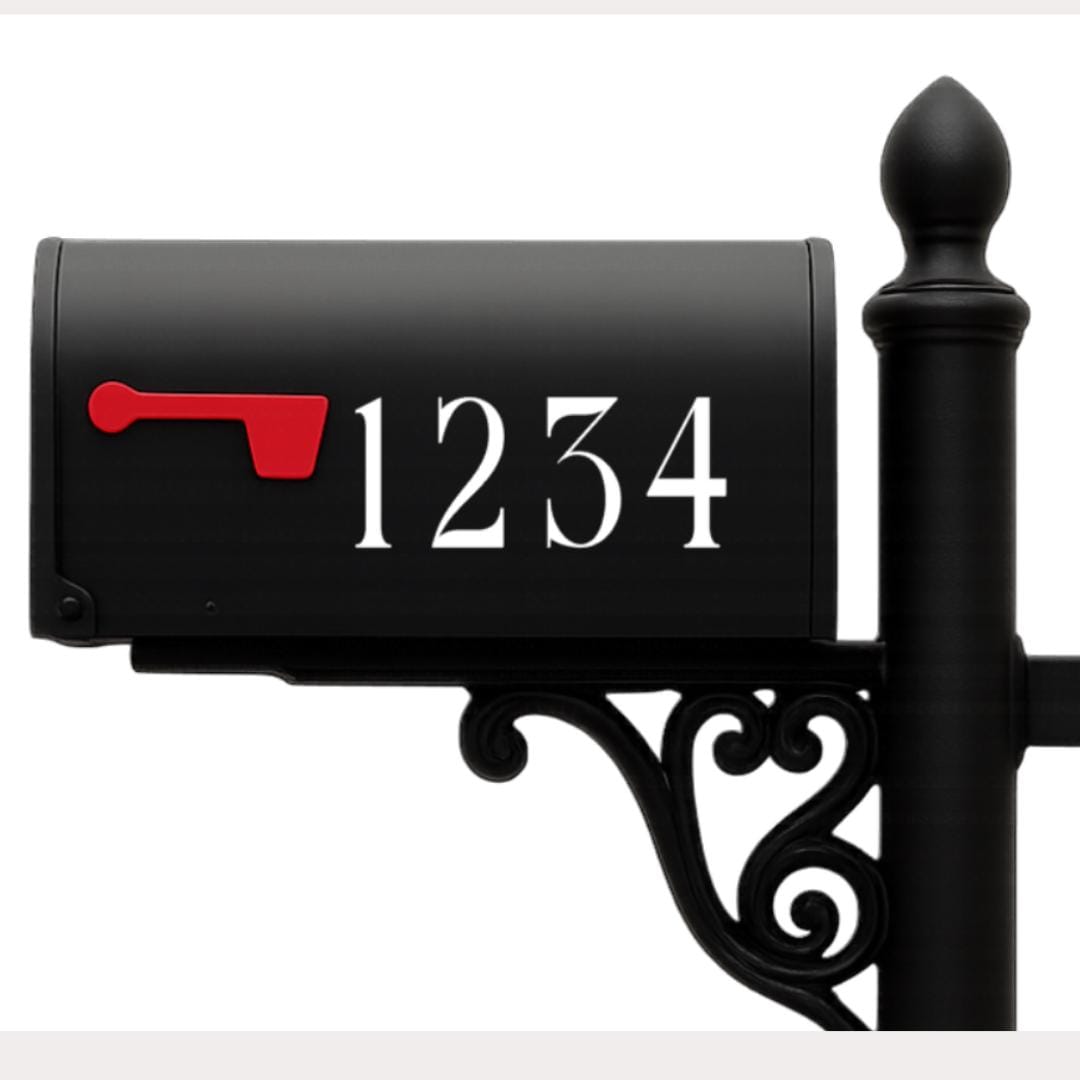 Custom Mailbox Numbers Decal, Personalized House Numbers, Address ...