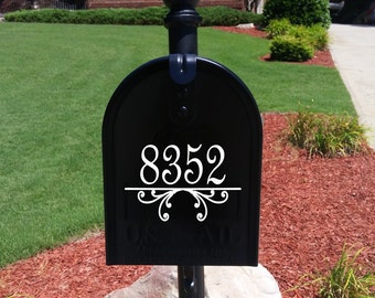 Mailbox decal / House Number Vinyl   decal/ Farm House decal / Address decal