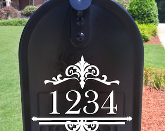 Mailbox decal / House Number Vinyl decal/ Farm House decal / Address decal / Address stickers / Numbers stickers / mailbox stickers