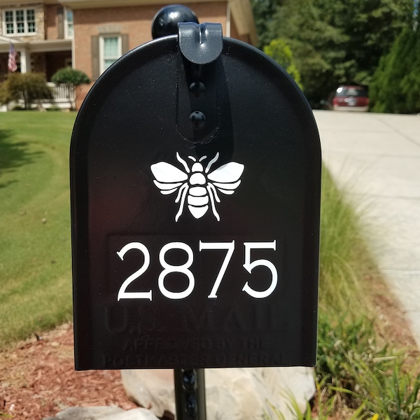 Mailbox decal / House Number Vinyl   decal/ Farm House decal / Address decal