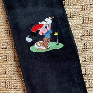 Golf towels personalized embroidered, Humorous golf towel for Him, Personalized Gifts, custom golf gift,  Golf Buddy, Golf Addict