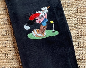 Golf towels personalized embroidered, Humorous golf towel for Him, Personalized Gifts, custom golf gift,  Golf Buddy, Golf Addict