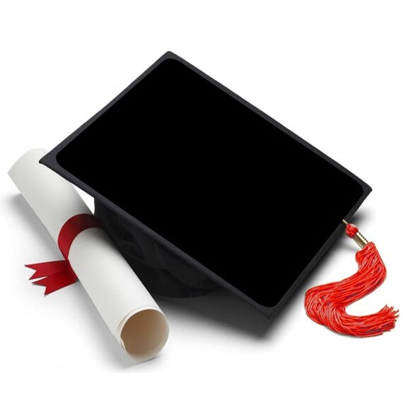 Black Background Decorated Grad Cap Decorating Kit Ideas Etsy