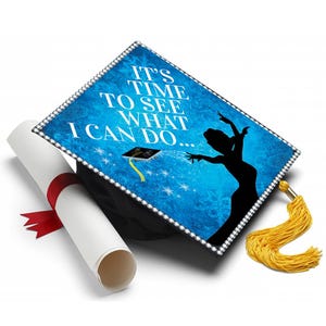 Grad Cap Topper Frozen - Disney , Graduation Cap Decorations by Tassel Toppers
