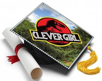 Clever Girl Graduation Cap Topper, Tassel Topper