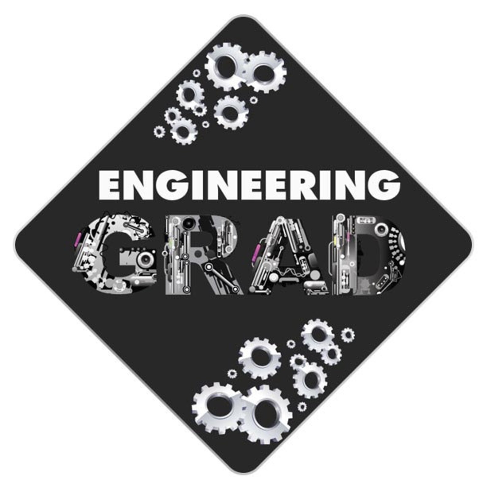 Engineering Grad Decorated Grad Cap Decorating Kit Ideas Etsy