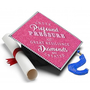 Grad Cap Topper Diamonds Are Created , Graduation Cap Decorations by Tassel Toppers