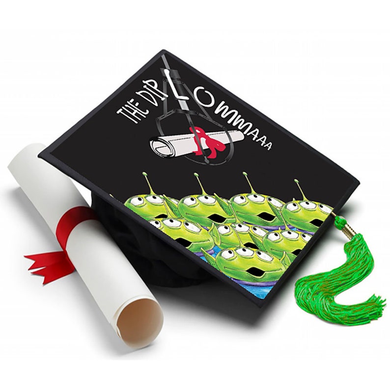 Grad Cap Topper The Diploma , Graduation Cap Decorations by Tassel Toppers image 2