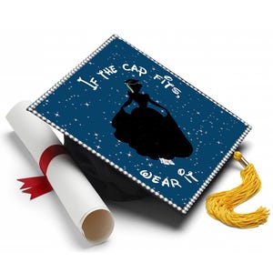 Grad Cap Topper Cinderella - Disney , Graduation Cap Decorations by Tassel Toppers