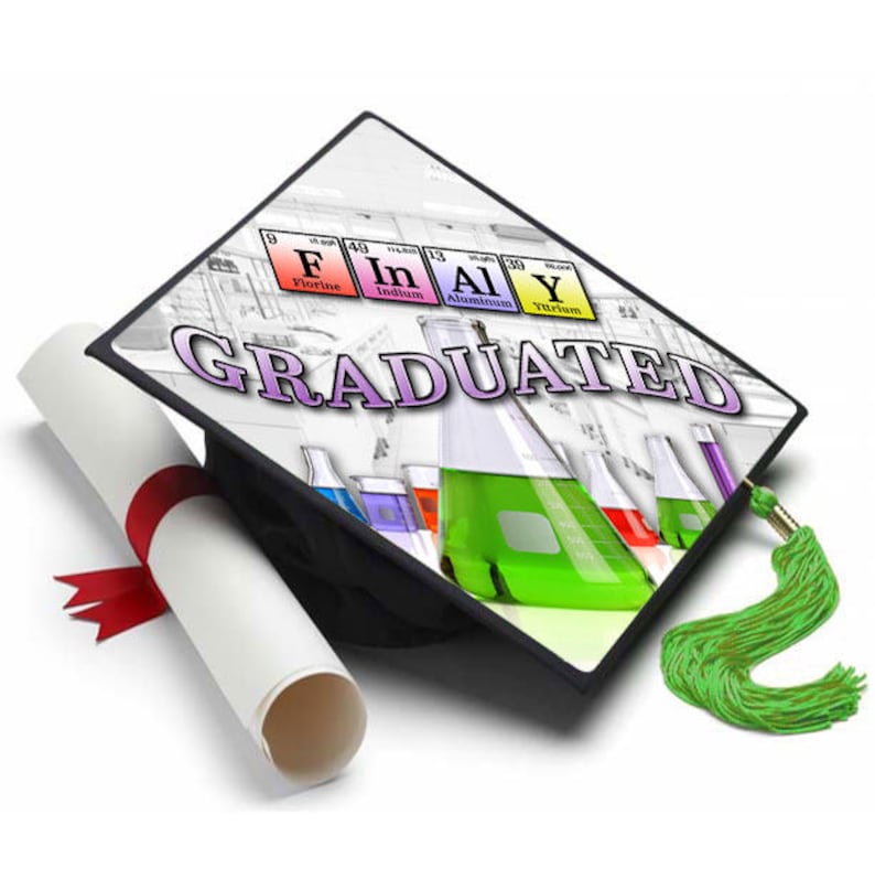 Chemistry Graduated Grad Cap Decorating Kit Ideas for Etsy
