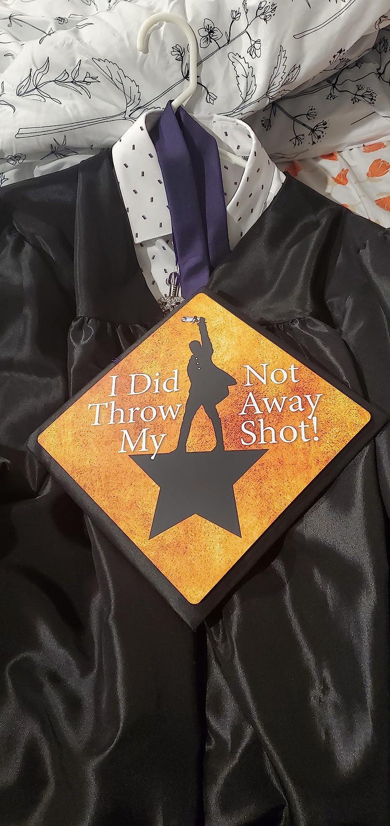 Hamilton Broadway Show Decorated Grad Cap - Class of 2026, Graduation ...