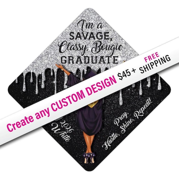 Grad Cap Topper Design Assistance - Custom, Graduation Cap Decoration