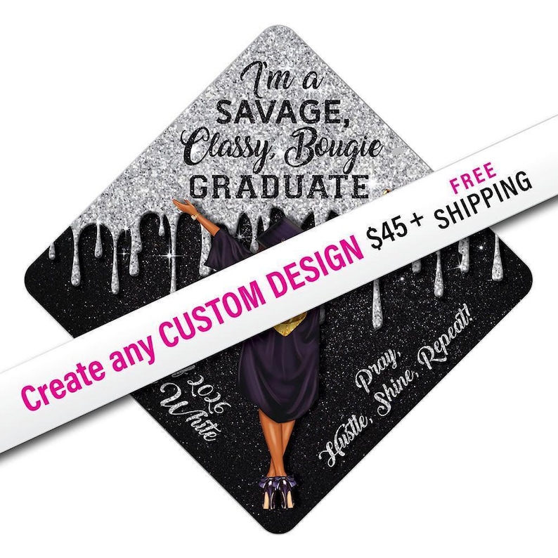 Asistencia para el diseño de adornos para birretes de graduación: decoración personalizada para birretes de graduación imagen 1