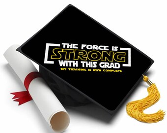 Grad Cap Topper The Force is Strong - Star Wars , Graduation Cap Decorations by Tassel Toppers