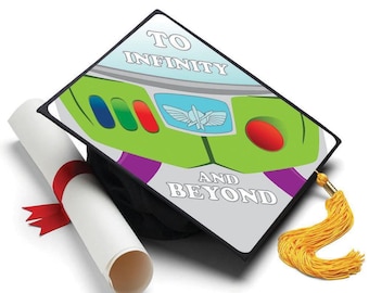 Toy Story Graduation Cap Topper, 'To Infinity and Beyond', Class of 2026