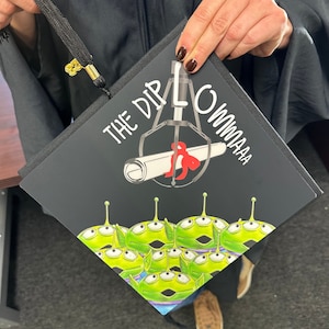 Grad Cap Topper The Diploma , Graduation Cap Decorations by Tassel Toppers image 1