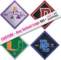 Create Any High school, College Logo Graduation Cap Topper for 25. Free 1 day shipping. Grad Cap Topper Design Assistance - Custom