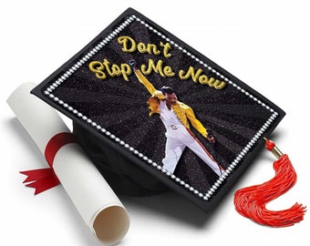 Grad Cap Topper Queen - Can't Stop me Now , Graduation Cap Decorations by Tassel Toppers